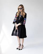 Жіноча сукня вишиванка "Барвиста Fashion", cotton à la linen, фото 3