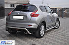 Захист заднього бампера на Nissan Juke (c 2010--), фото 4