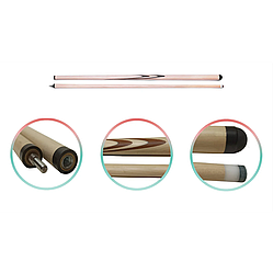 Кий укорочений 120см 2-складовий 2-запильний