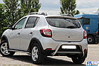 Захист заднього бампера на Dacia Sandero StepWay (c 2012---), фото 2