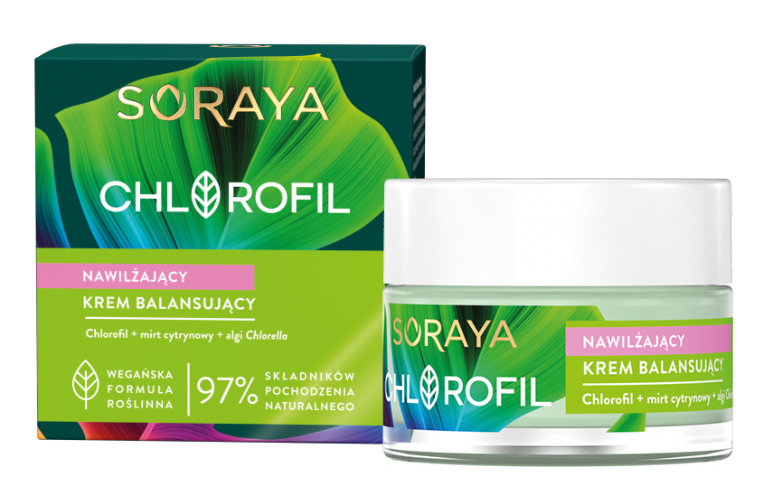 Крем зволожуючий та балансуючий Soraya Chlorofil, фото 1
