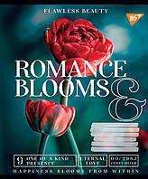 А5/36 кл. YES Romance blooms, зошит для записів