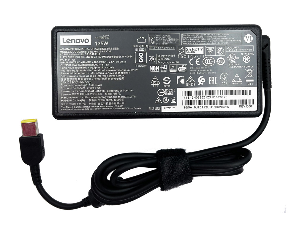 Оригінальний зарядний пристрій для ноутбука Lenovo IdeaPad Gaming 3 16IAH7