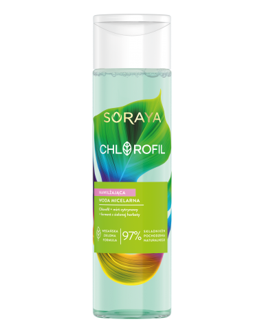Міцелярна рідина зволожуюча Soraya Chlorofil