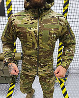 Военная демисезонная куртка, тактическая куртка осень, куртка армейская мультикам, куртка softshell multicam