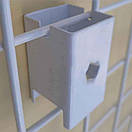 Сітка торгова 120х75 см дріт 3.5 мм посилена настінна комірка 5х5 см біла, фото 7