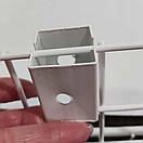 Сітка торгова 150х90 см дріт 3.5 мм посилена настінна комірка 5х5 см біла, фото 8