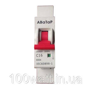Автомат 1п 25А АВАТАР ST03