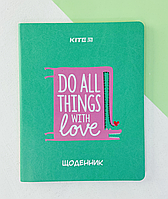 Дневник школьный А5 Things with love Мягкая обл. PU (укр. язык) К23-283-4 Kite