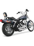 Повна хромована вихлопна система Vance & Hines Shortshot для Harley Davidson Dyna Glide (99-05), фото 3