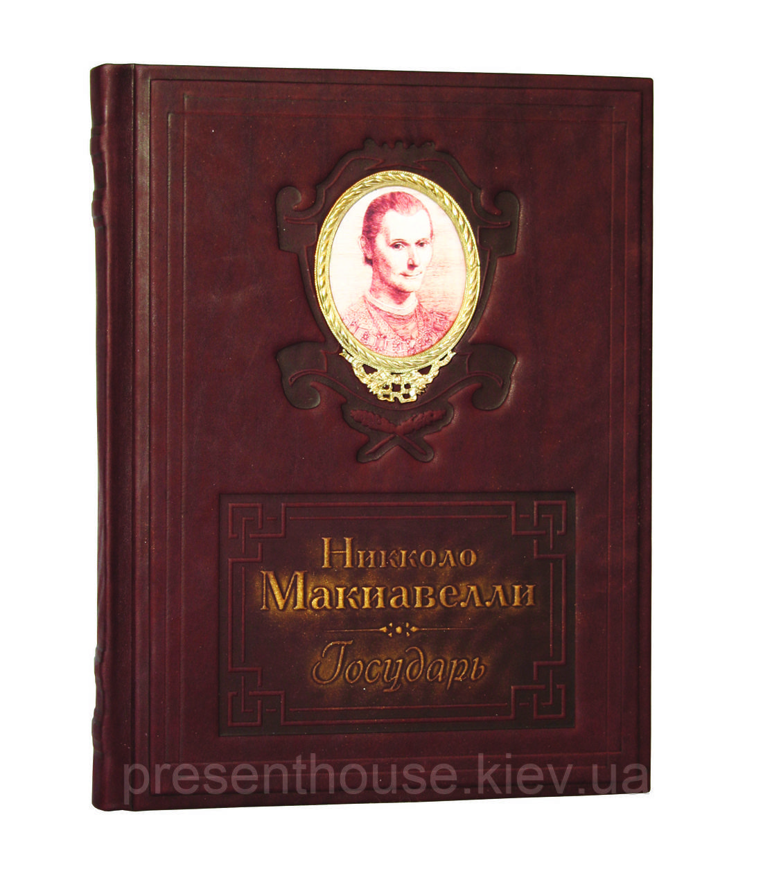 Книга в шкіряній палітурці "Государ" Н.Макіавеллі, фото 1