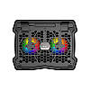 Кулер підставка для ноутбука MeeTion CoolingPad CP2020 з підсвічуванням RGB Black, фото 5