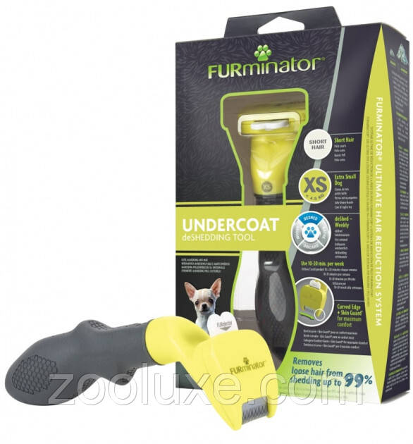 Фурмінатор для короткошерстих собак малих порід FURminator Short Hair XS Extra Small Dog/ гребінець для