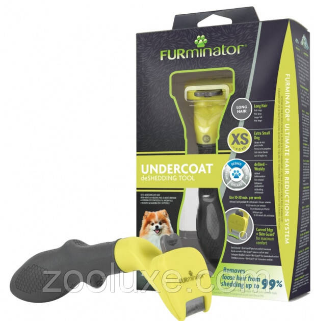 Фурмінатор для довгошерстих собак FURminator Long Hair XS Extra Small Dog/ гребінець для шерсті собак
