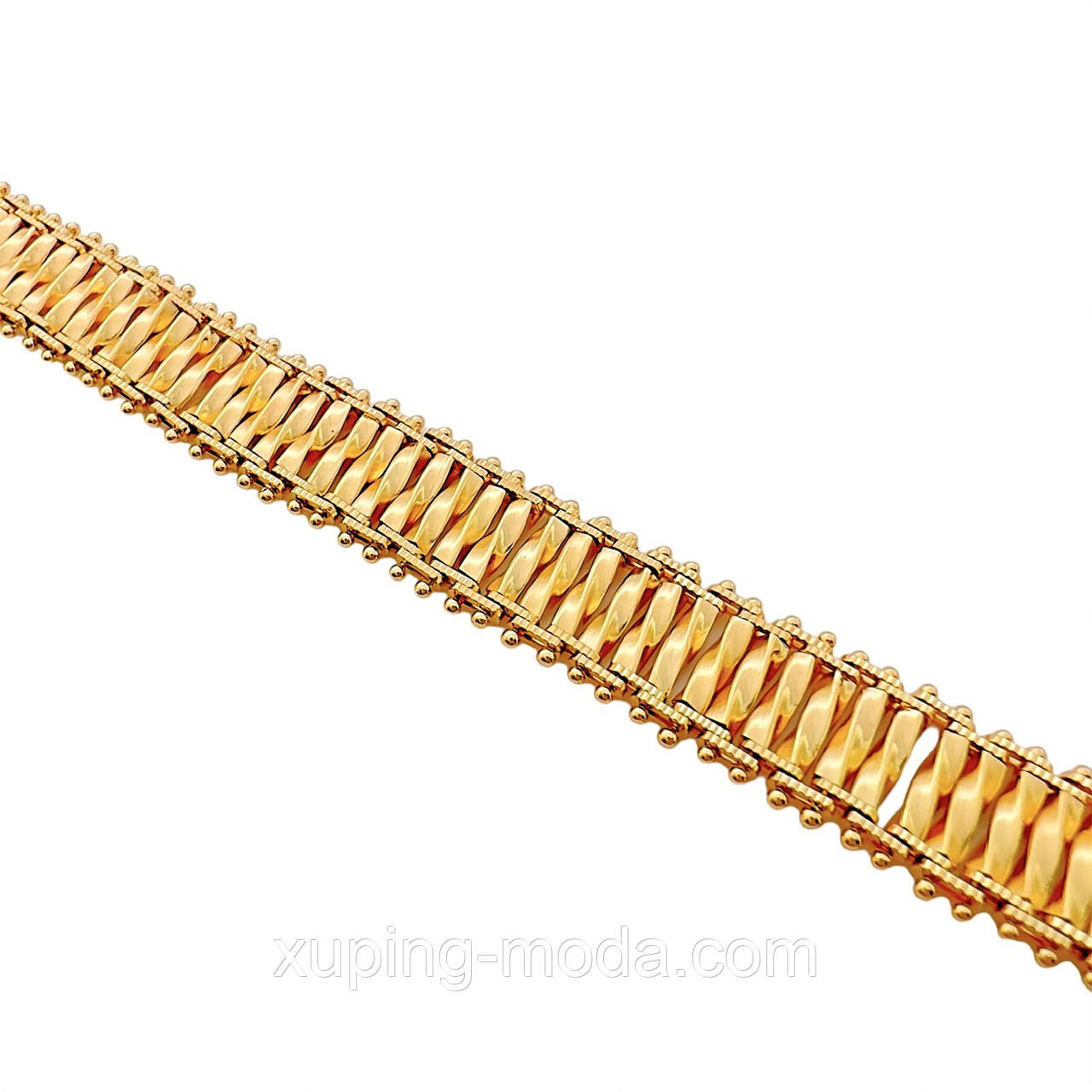 20 см х 13 мм. Браслет ксюпінг 18к, фото 1