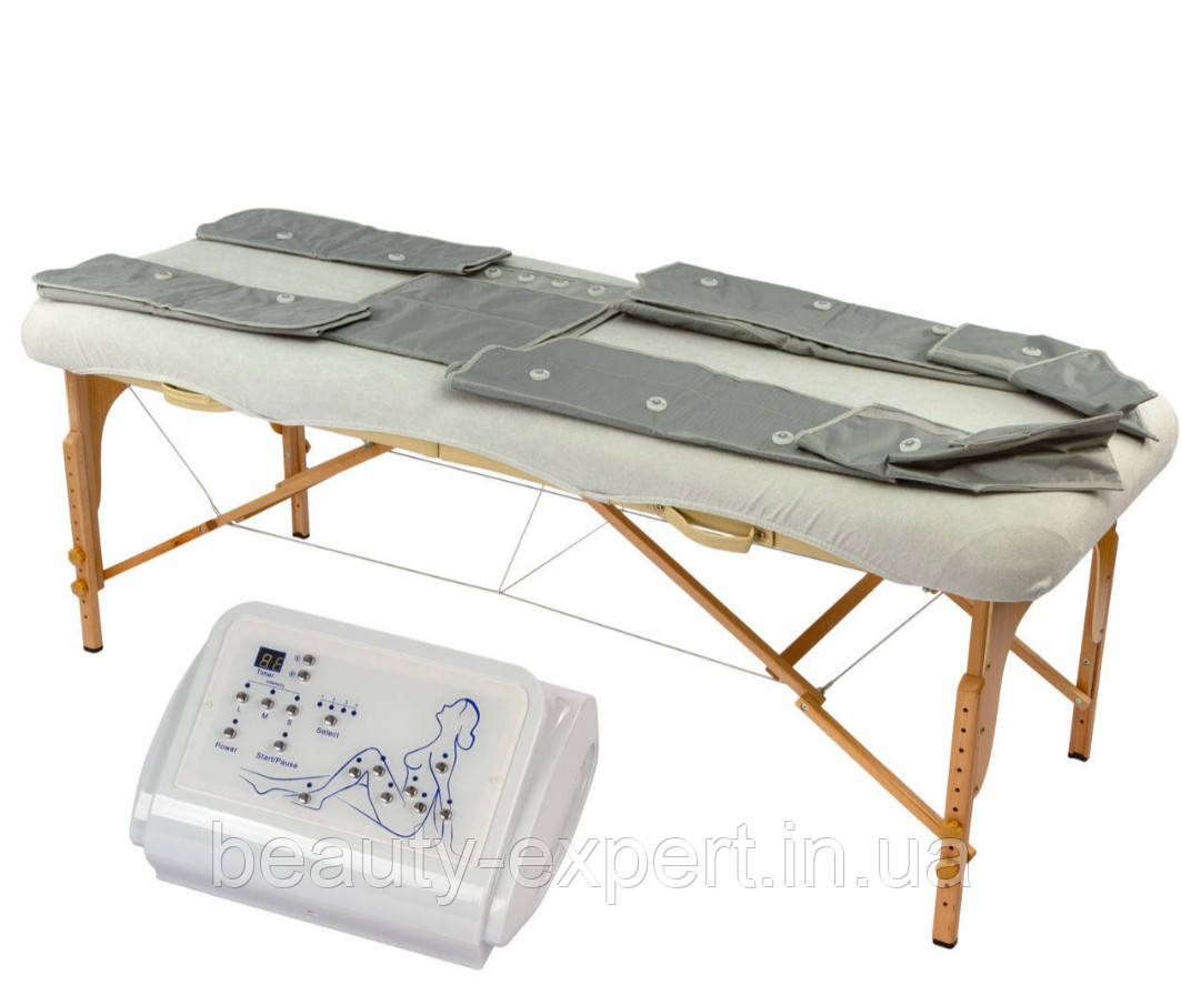 Aпарат 16 КАНАЛЬНИЙ для пресотерапії Air-Press SQ-A01 апарат для схуднення усунення набряків, фото 1