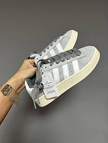 Кросівки чоловічі сірі Adidas Campus Grey White (12805)