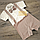 Святковий нарядний літній костюм пісочник боді з метеликом Джентльмен для новонародженого хлопчика на свято хрещення хрестини 74, фото 2