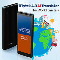 Умный переводчик iFlytek 4.0 с искусственным интеллектом / 2000 mAh / Bluetooth / LTE