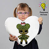 Подушка-нічник лялька LOL — світний декор у дитячу кімнату, подарунок для дівчинки №4, фото 8