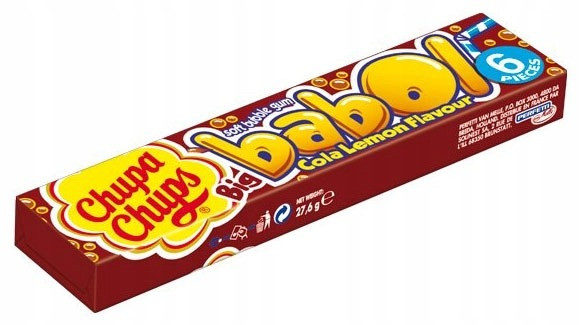 Жувальна гумка Chupa Chups Big Babol Cola Lemon Flavour 6 шт., фото 1