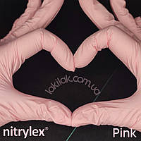 Перчатки нитриловые Nitrylex размер L Pink 3,5гр (розовые) 100 шт