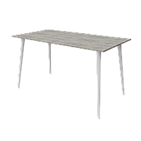 Стол для кухни обеденный из дерева с лаковым покрытием прямоугольный Неман ЛОЙС 900*675