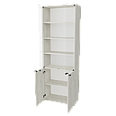 Шафа книжкова з відкритими полицями у дитячу, вітальню з ЛДСП Сімпл Неман, фото 2