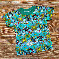 Хлопковая футболка для мальчика на 4-5 лет