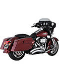 Повна вихлопна система (Big Radius) хром Vance & Hines для Harley Davidson FLHT/FLHR/FLHX/FLTR, фото 3