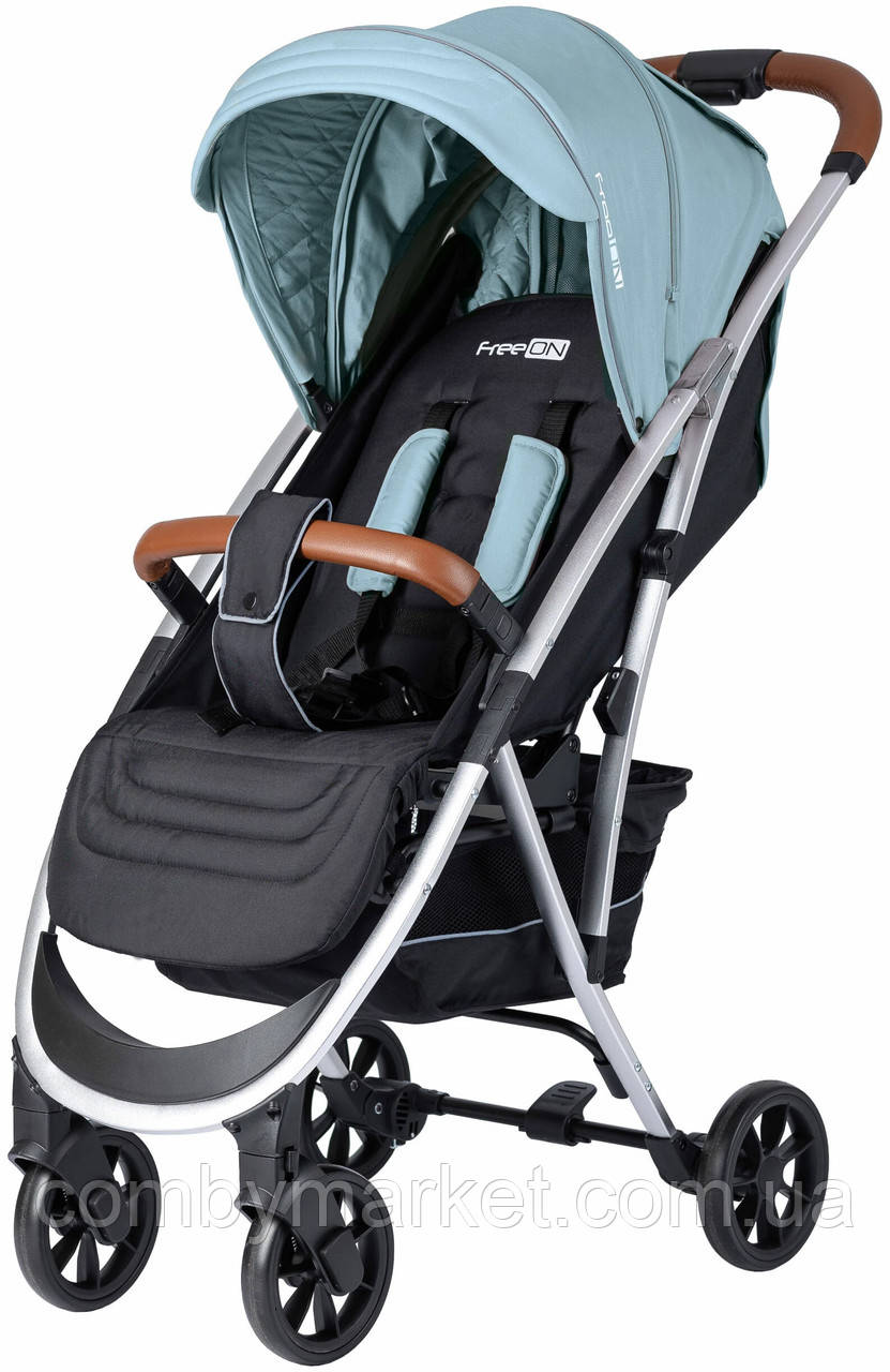 Детская прогулочная коляска FreeON LUX Premium Blue-Black до 4 лет - фото 1 - id-p1913079346