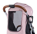 Коляска для дитини прогулянкова FreeON LUX Premium Dusty Pink-Black, фото 5