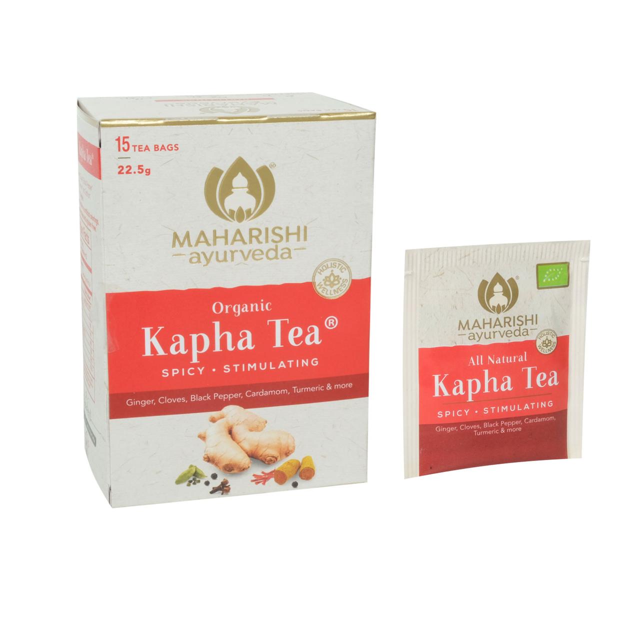 KAPHA TEA (15 PACK) MAHARISHI AYURVEDA. ЧАЙ КАХАХА (15 ПАР) МААХАРІЩІ АЮРВЕДА