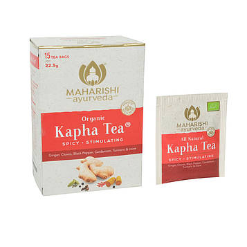 KAPHA TEA (15 PACK) MAHARISHI AYURVEDA. ЧАЙ КАХАХА (15 ПАР) МААХАРІЩІ АЮРВЕДА