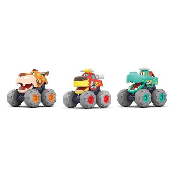Набір іграшкових машинок Hola Toys Монстр-тракі 3 шт. (A3151)