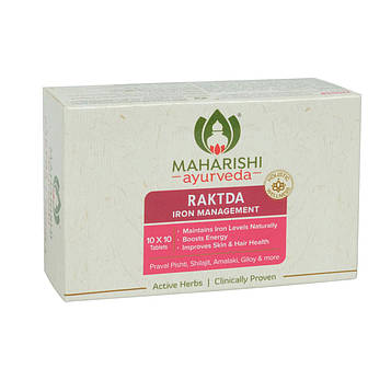 RAKTDA (100TAB) MAHARISHI AYURVEDA, РАКТА МАХАРІШІ