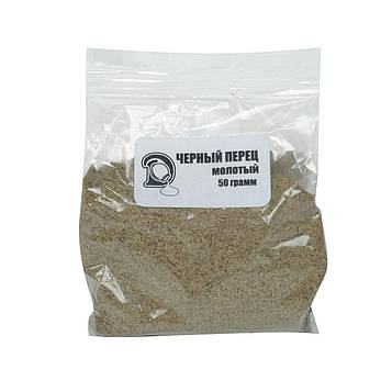Молотий Чорний перець ДАМОДАРА 50г Індія, оригінальна пряна приправа для м'ясних, овочевих та рибних страв