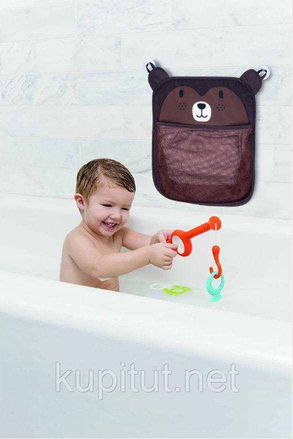 Детская сумка-органайзер в ванную на присоску FreeO Bear - фото 2 - id-p1913090869