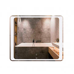 Дзеркало у ванну Qtap Leo 800х700 з LED-підсвіткою QT117814187080W лед дзеркало для ванної кімнати