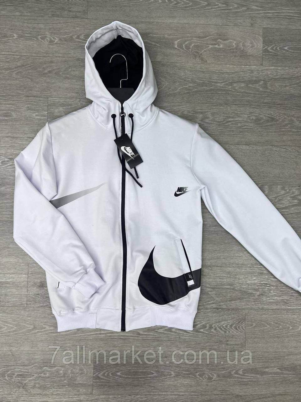 Кофта спортивная на молнии с капюшоном NIKE на мальчика 13-17 лет (8цв) "FLOPPY" купить оптом в Одессе на 7 км - фото 8 - id-p1913118945