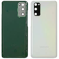Задня кришка Samsung Galaxy S20 G980F біла Original New зі склом камери