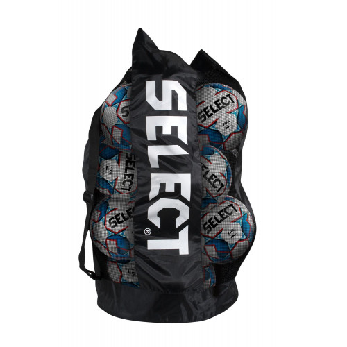 Сумка для футбольних м’ячів SELECT Football bag (010) чорний, 10-12 balls