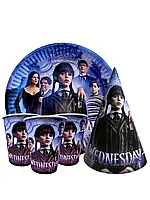 Набір дитячого одноразового посуду Венздей