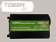 Преобразователь напряжения (инвертор) 12-220V 1000W Tossa TAU1000L с функцией UPS