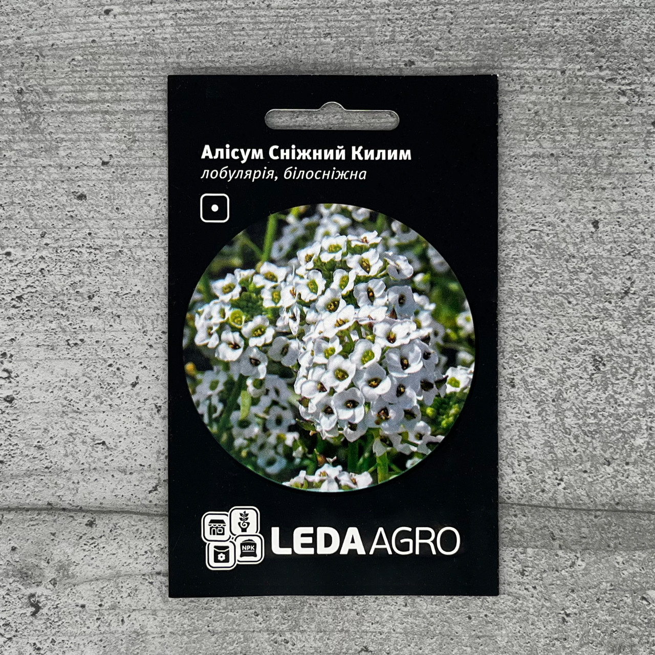 Алісум Сніжний килим 0,2 г насіння пакетоване Leda Agro