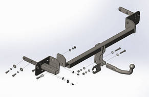 Фаркоп Jeep Renegade TrailHawk USA (2014-) (Фаркоп Джип Триахок) Автопристрій