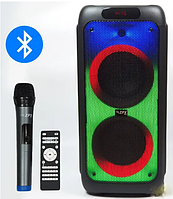 Музыкальная колонка большая, з Bluetooth на аккумуляторе с радиомикрофоном ZX 7785