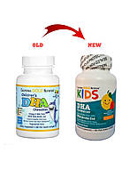 ДГК для детей с 2 лет, California Gold Nutrition, жевательная омега-3 рыбий жир со вкусом клубники и лимона
