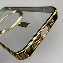 Чохол для Apple iPhone 12 чохол з магсейф із захистом камери на телефон айфон 12 золотий h3b, фото 3