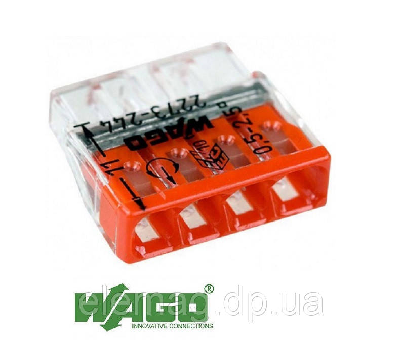 Клемма на 4 дроти 2273-204 WAGO